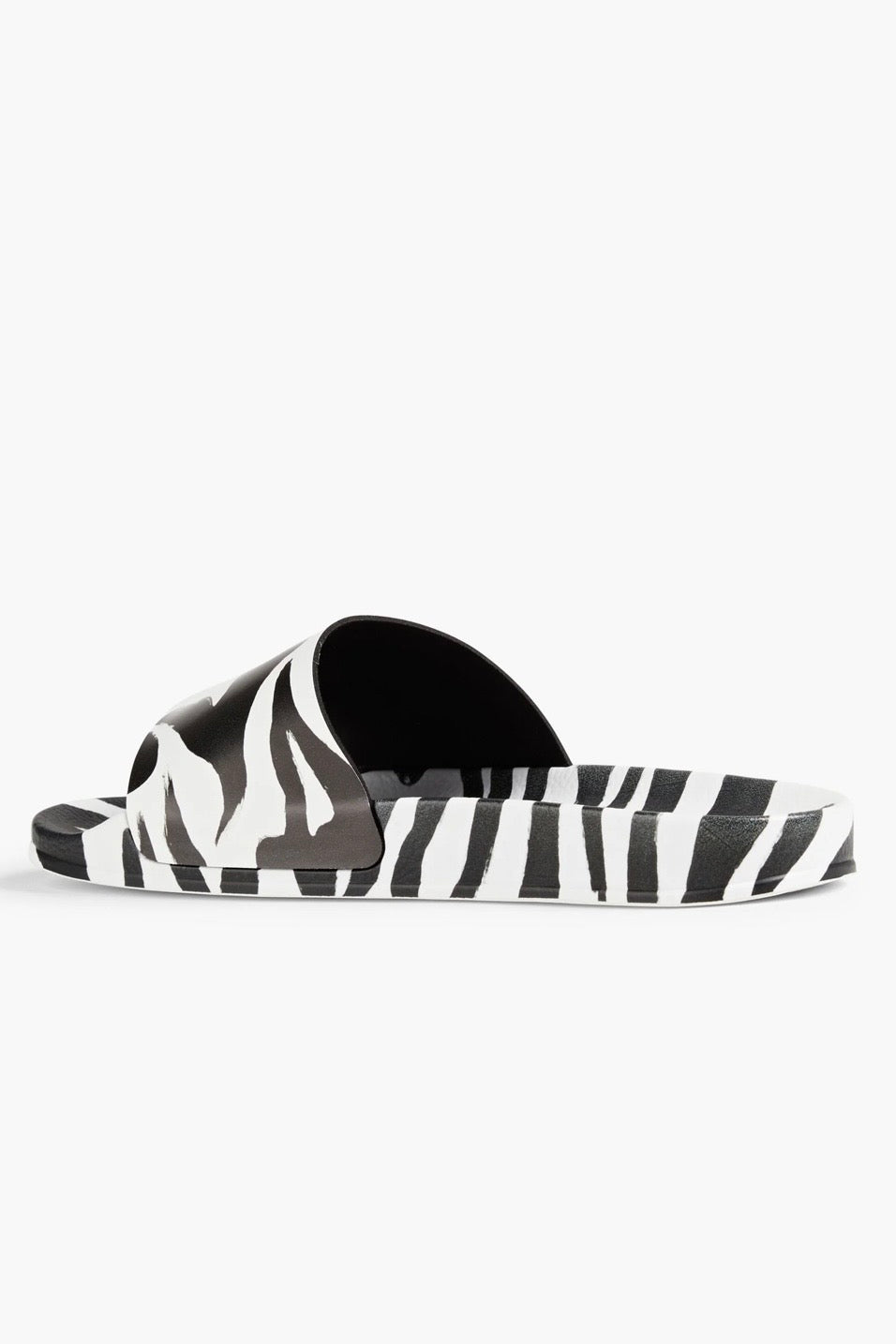 Sandalias Off White Zebra Print