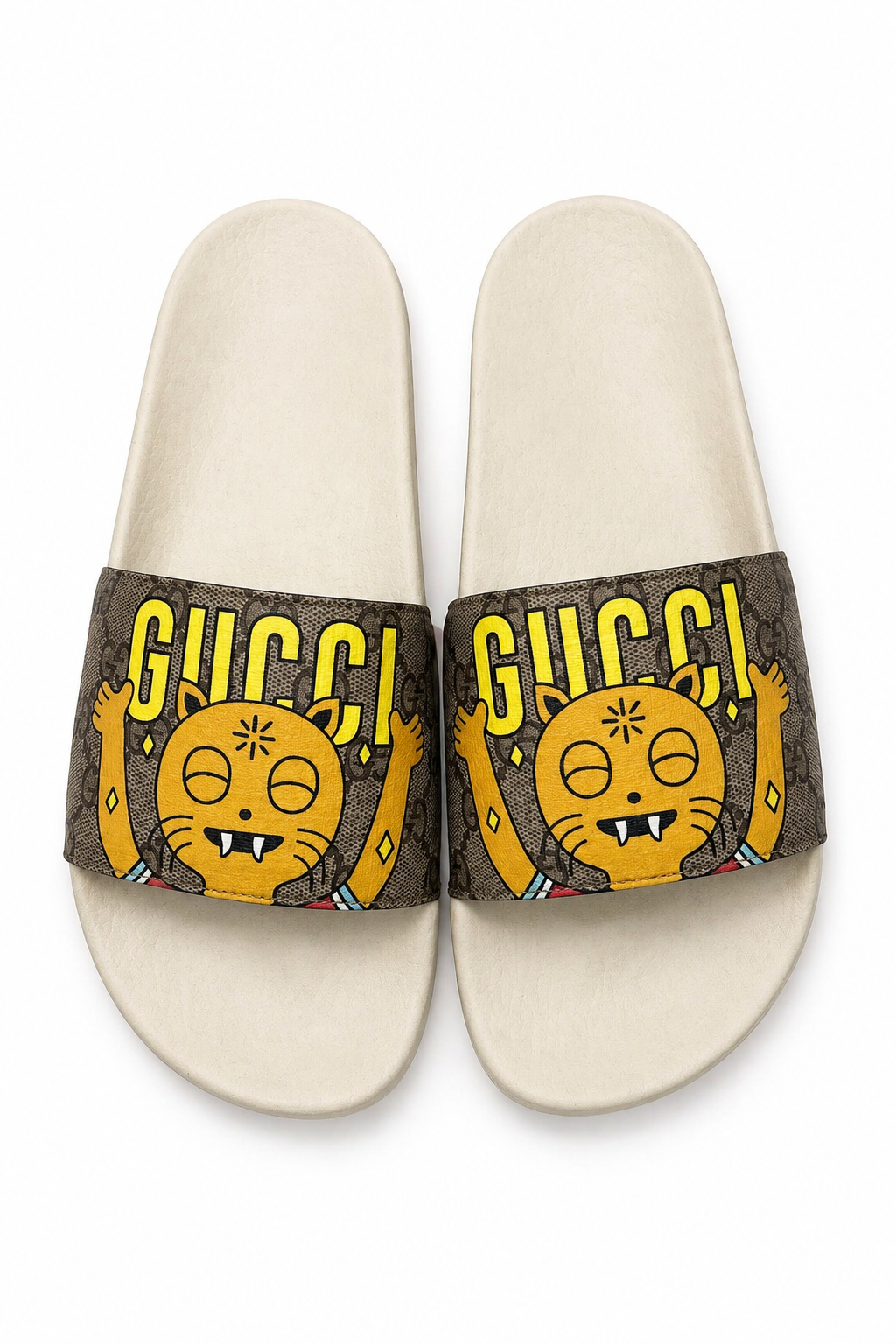 Sandalias Gucci x Pablo Delcielo GG Supreme Cat Slide