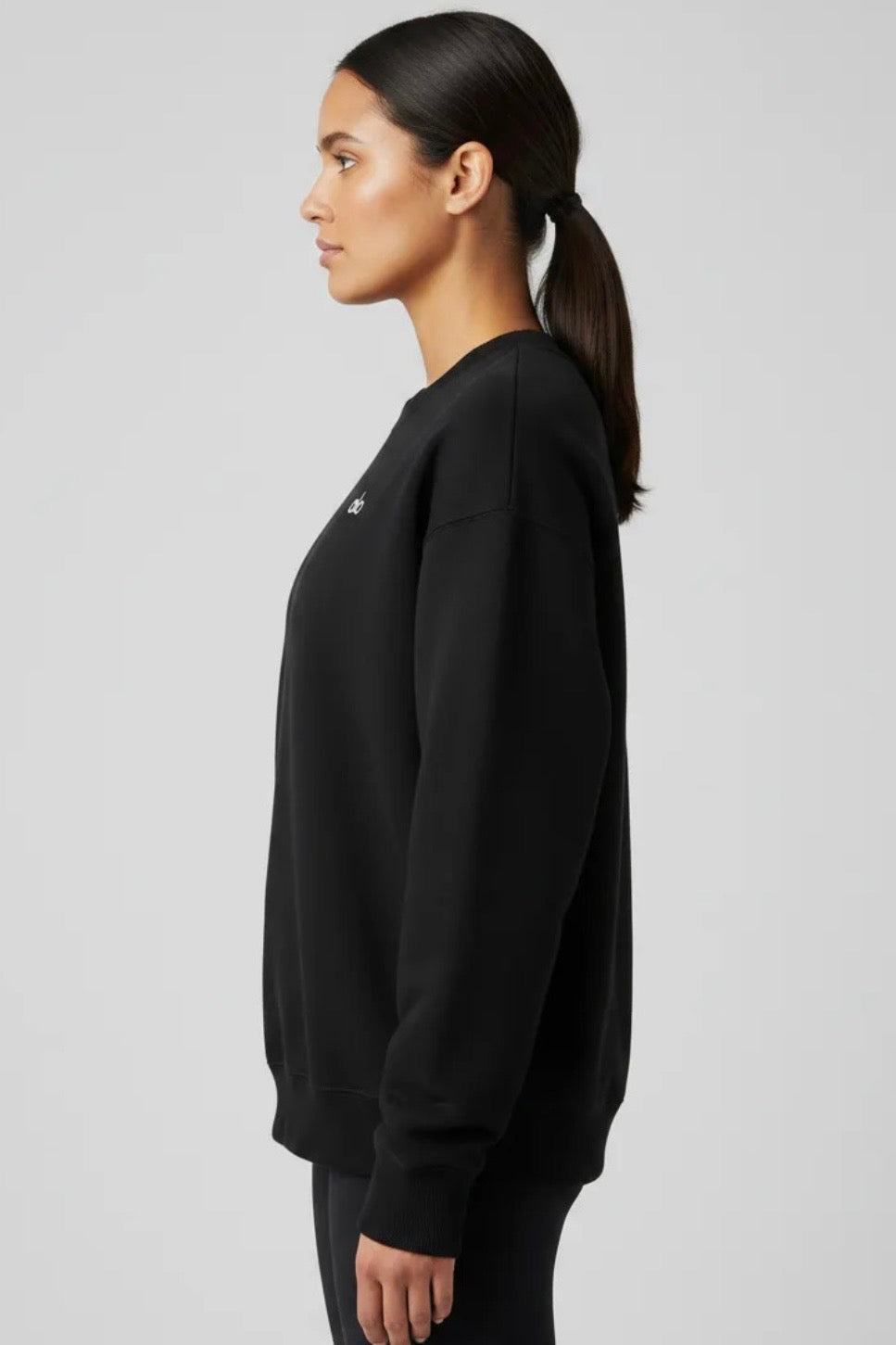 Sweater Alo Yoga Oversize Black
