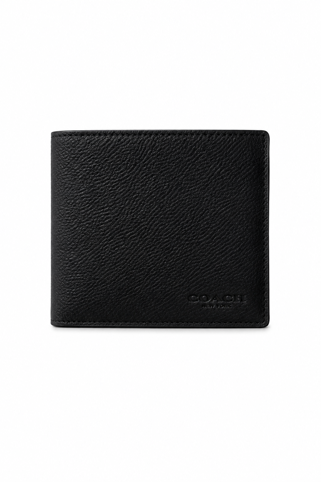 Cartera Delgada Coach Black