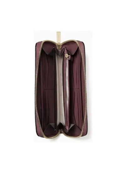 Cartera Kate Spade Snake New York Leila Burgundy