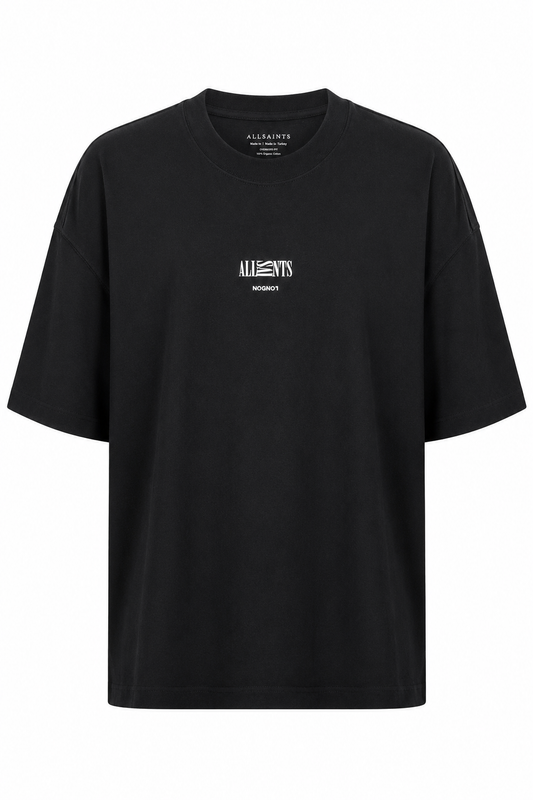Playera AllSaints Oversize Black