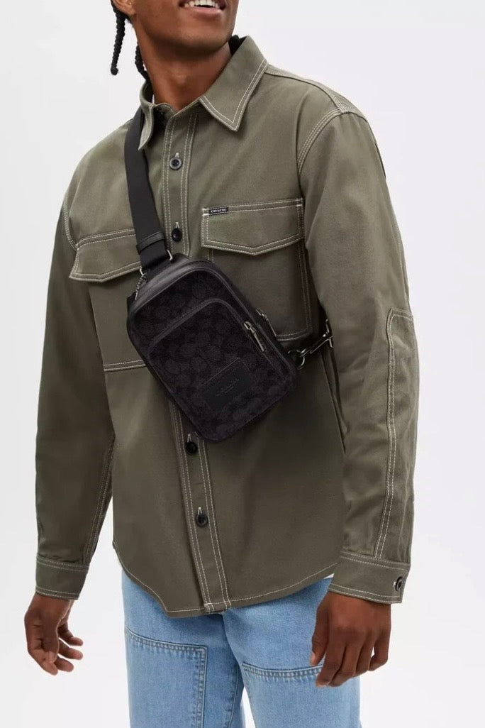 Racer Sling Pack Black Coach
