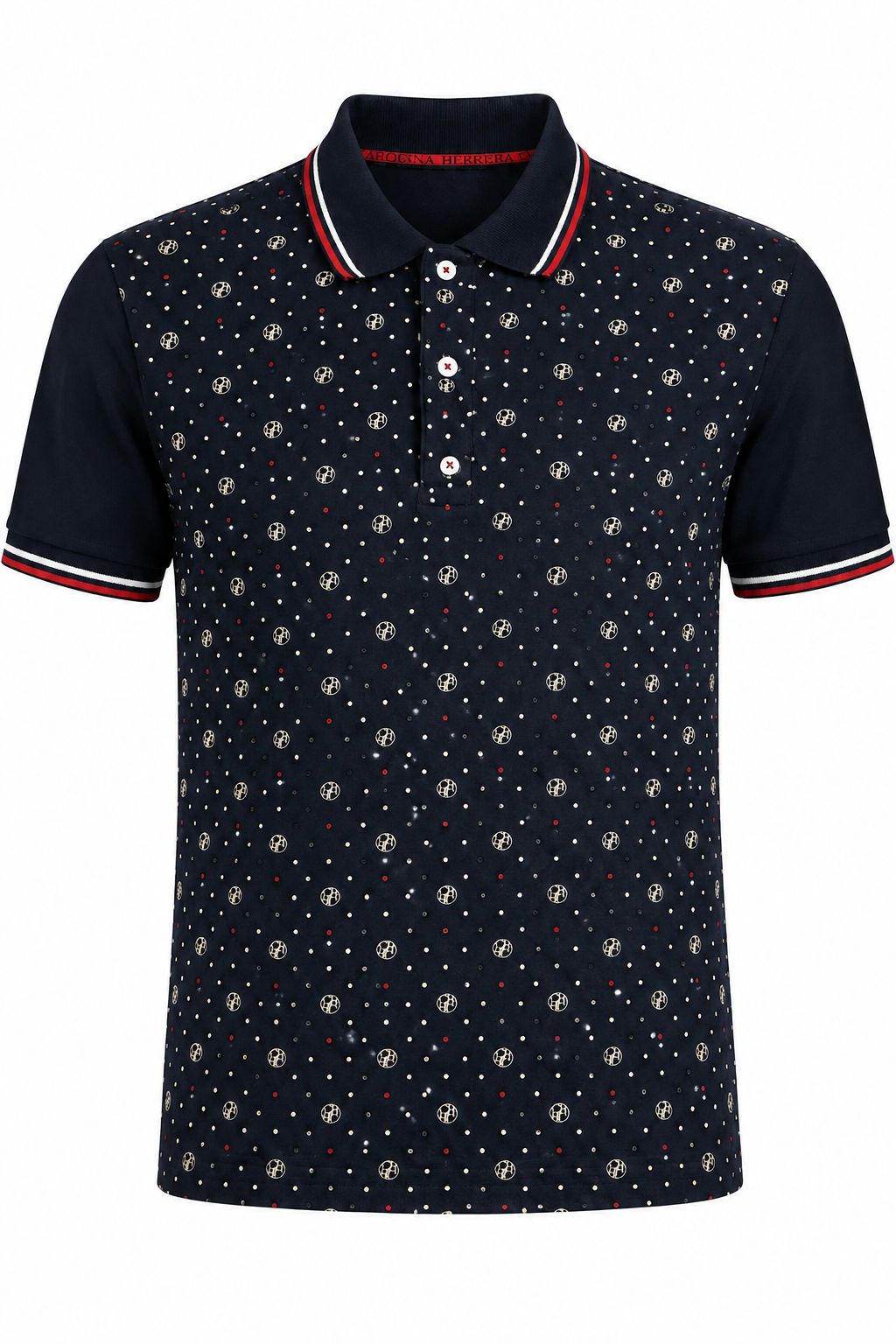 Polo Carolina Herrera Corte Regular Navy