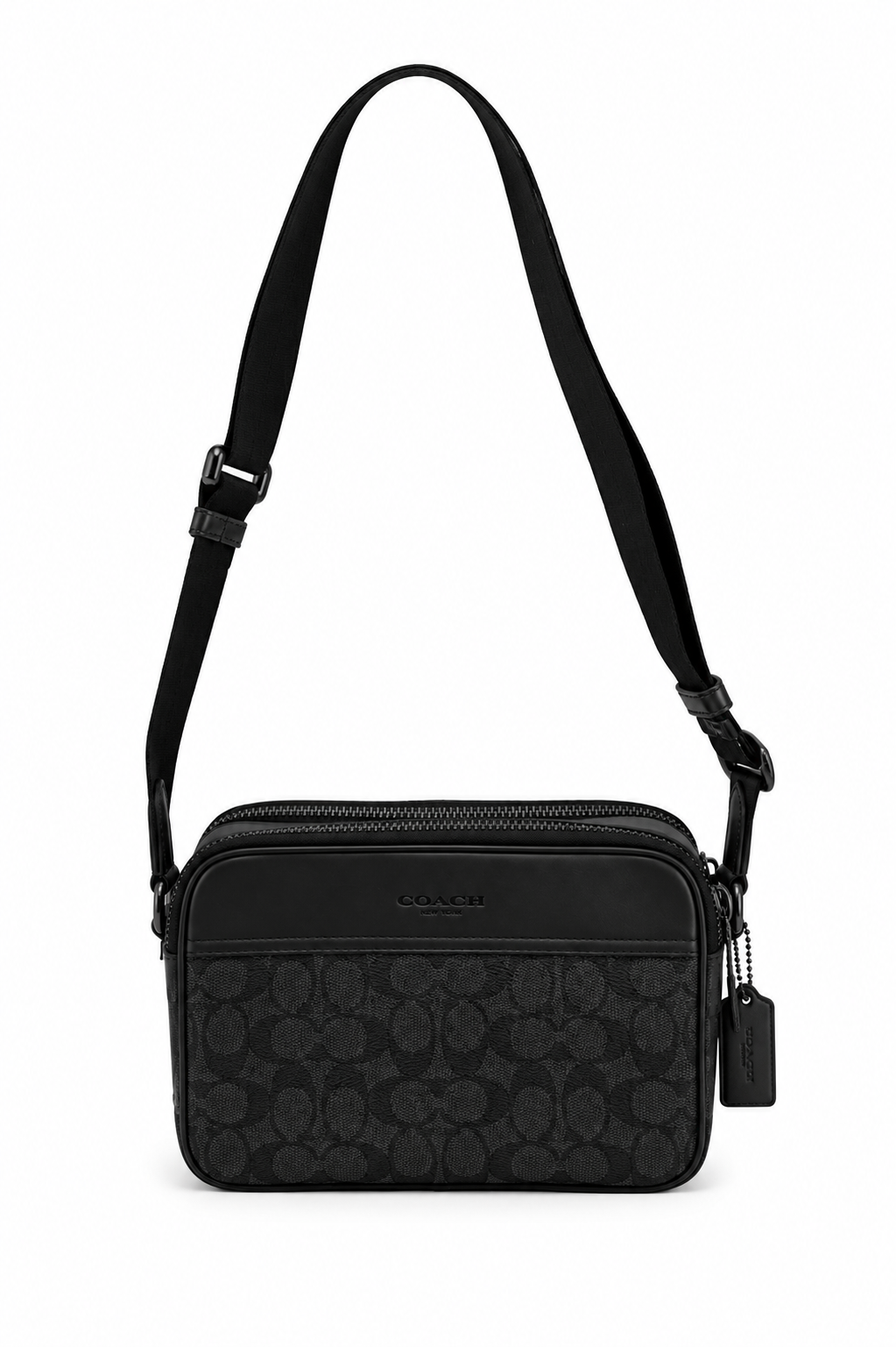 Crossbody Coach Black Monogram