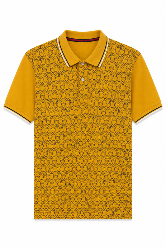 Polo Carolina Herrera Mostaza