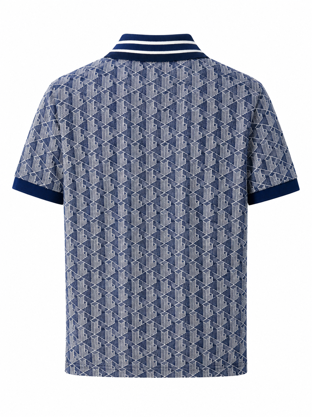 Polo Lacoste Multi Estampado Azul