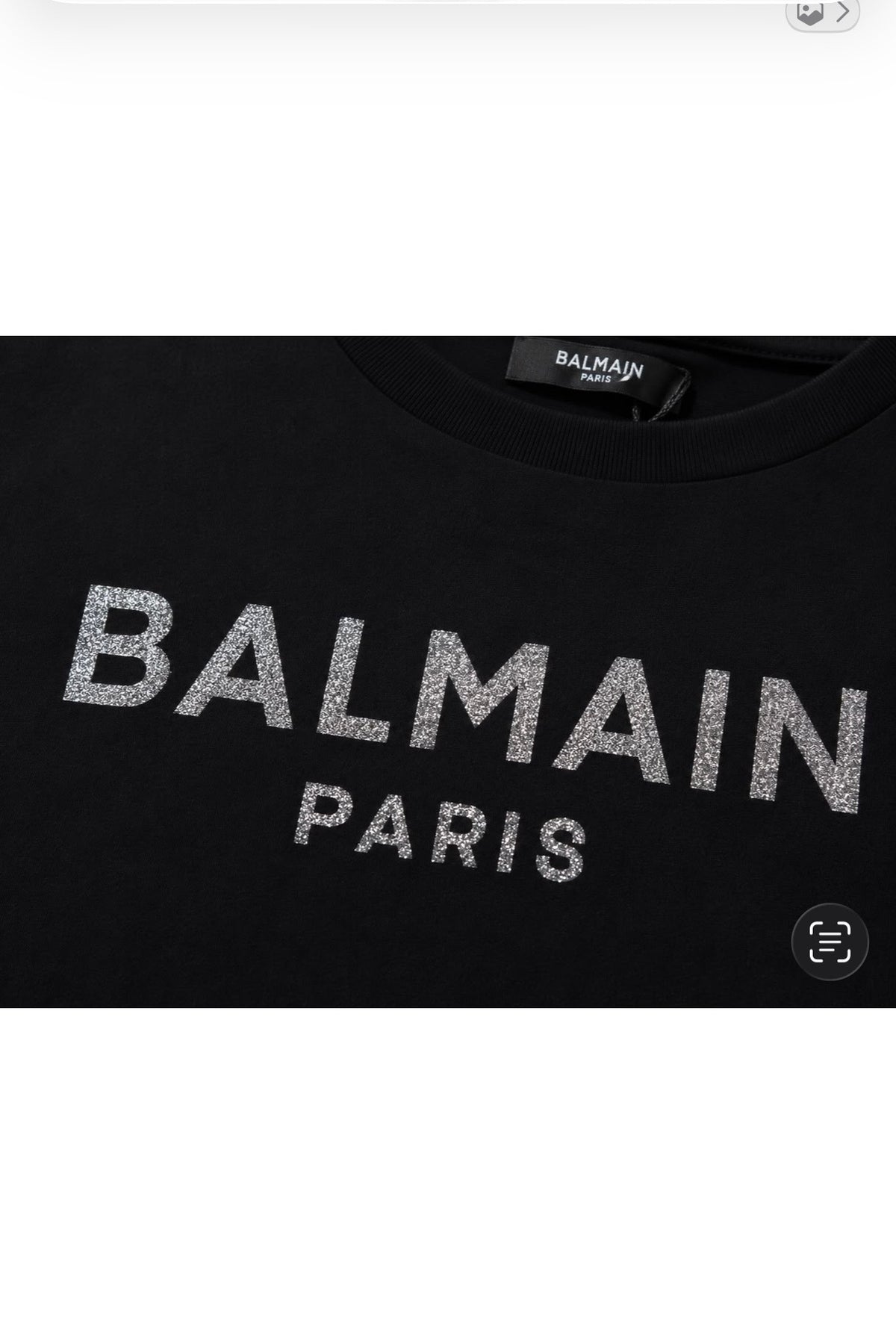Playera Balmain Black