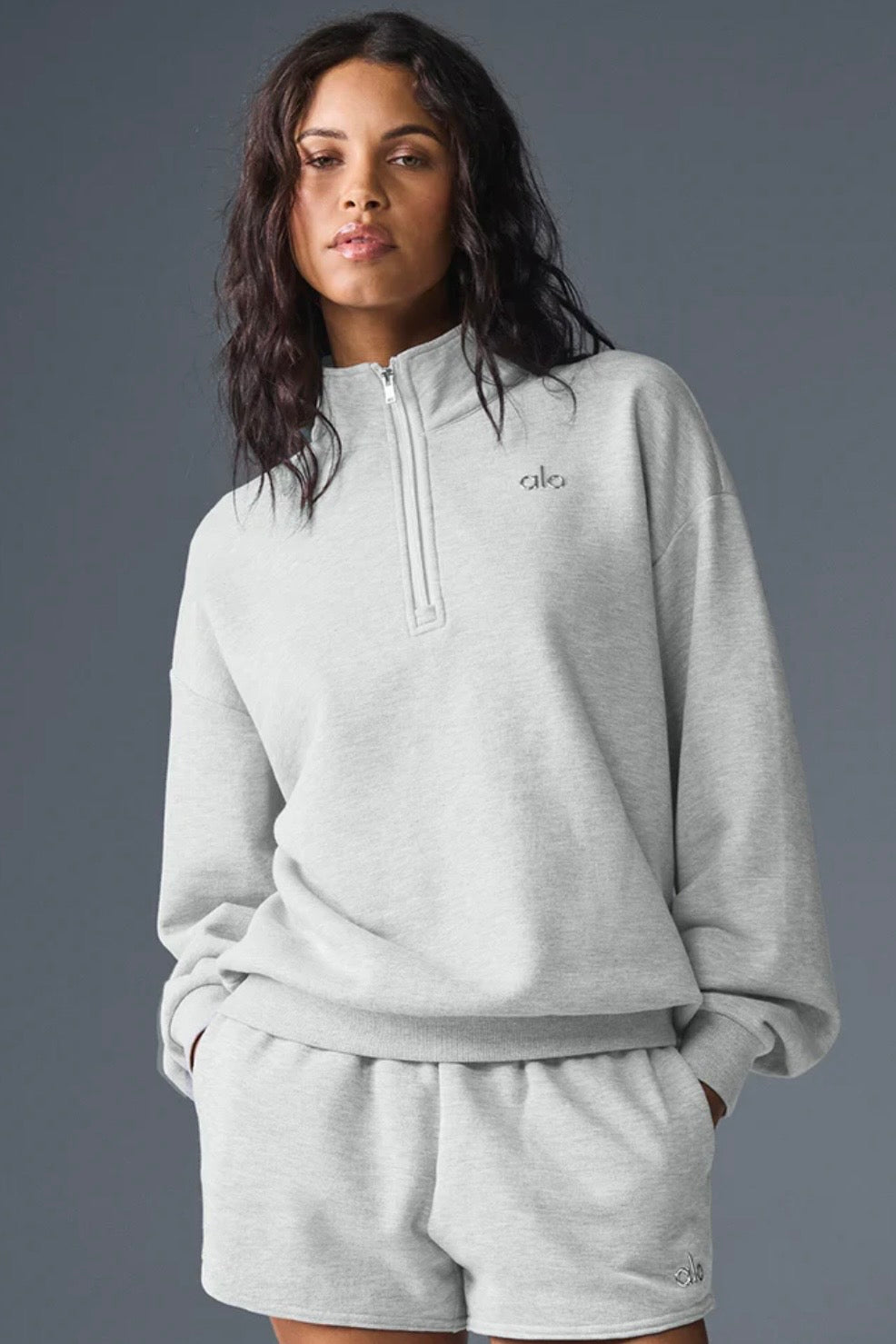 Sweater Alo Yoga Oversize Grey