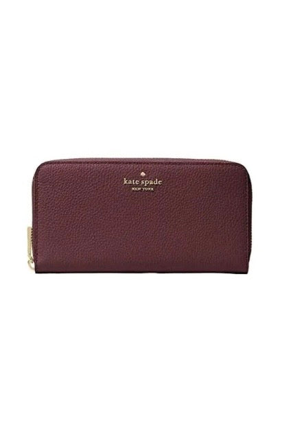 Cartera Kate Spade Snake New York Leila Burgundy