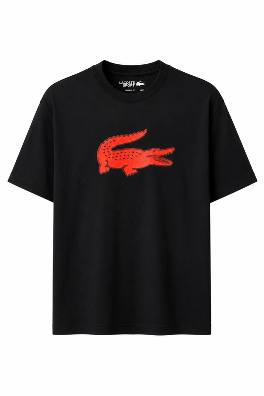 Playera Lacoste Regular Fit Black