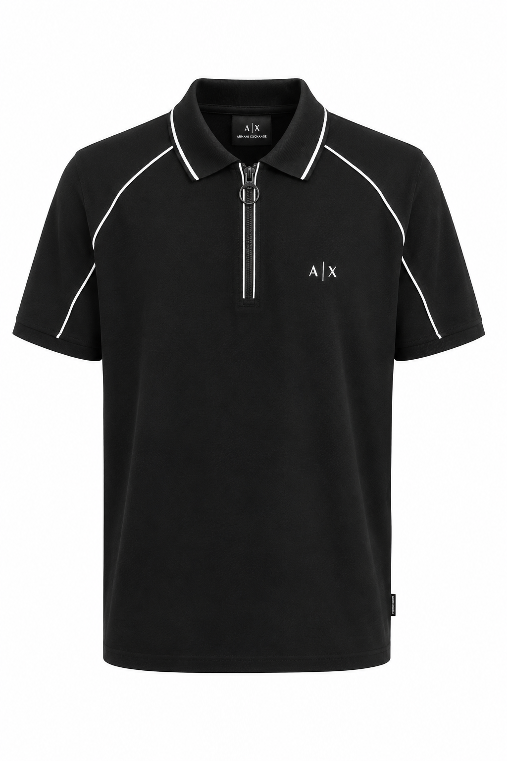 Polo Armani Exchange Lineas Blancas