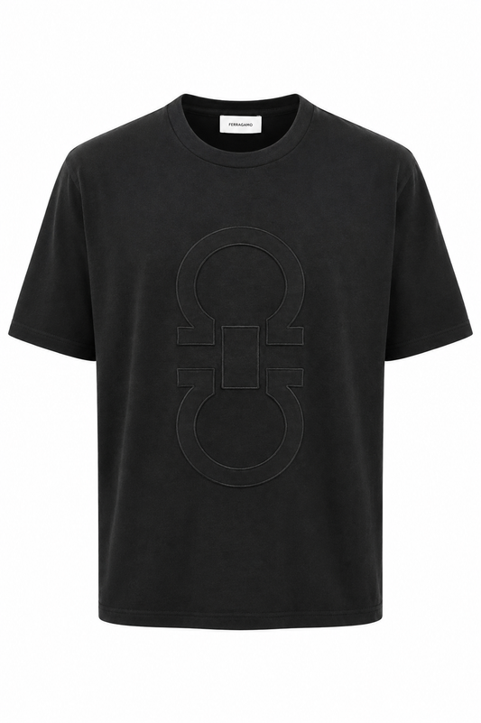 Playera Ferragamo Basic Black