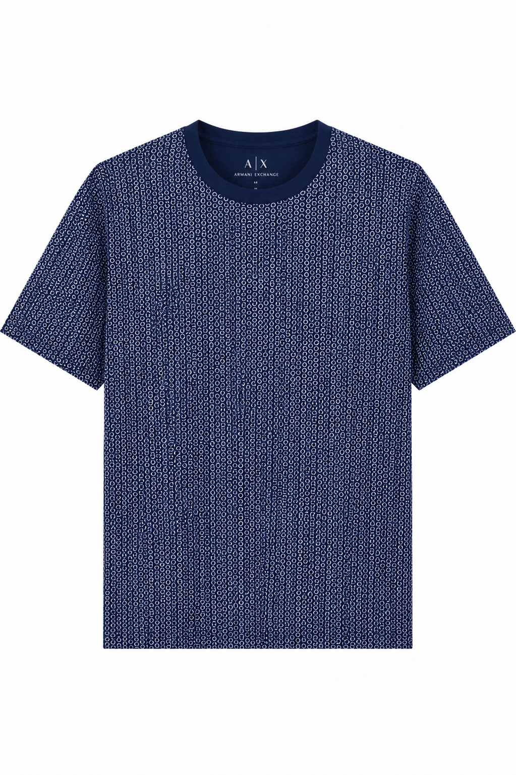 Playera Armani Exchange Multi Logo Navy