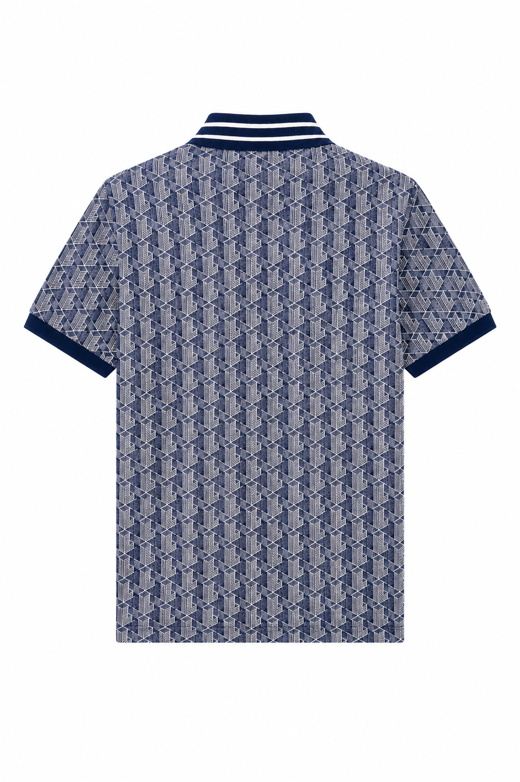 Polo Lacoste Multi Estampado Azul