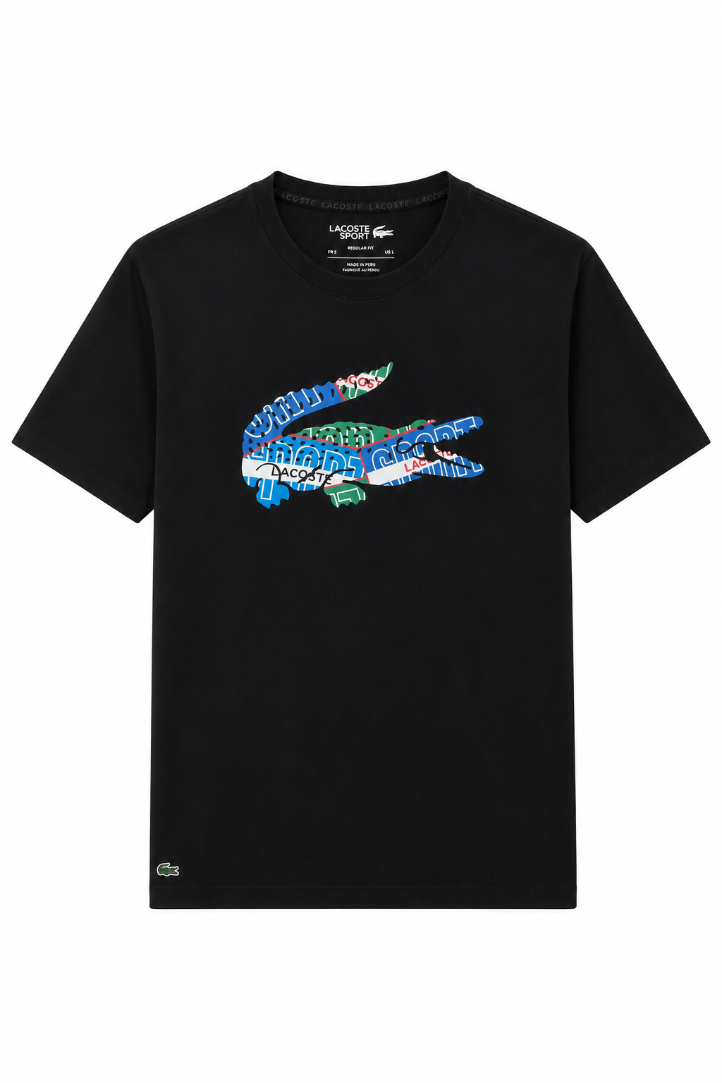 Playera Lacoste Regular Fit Black