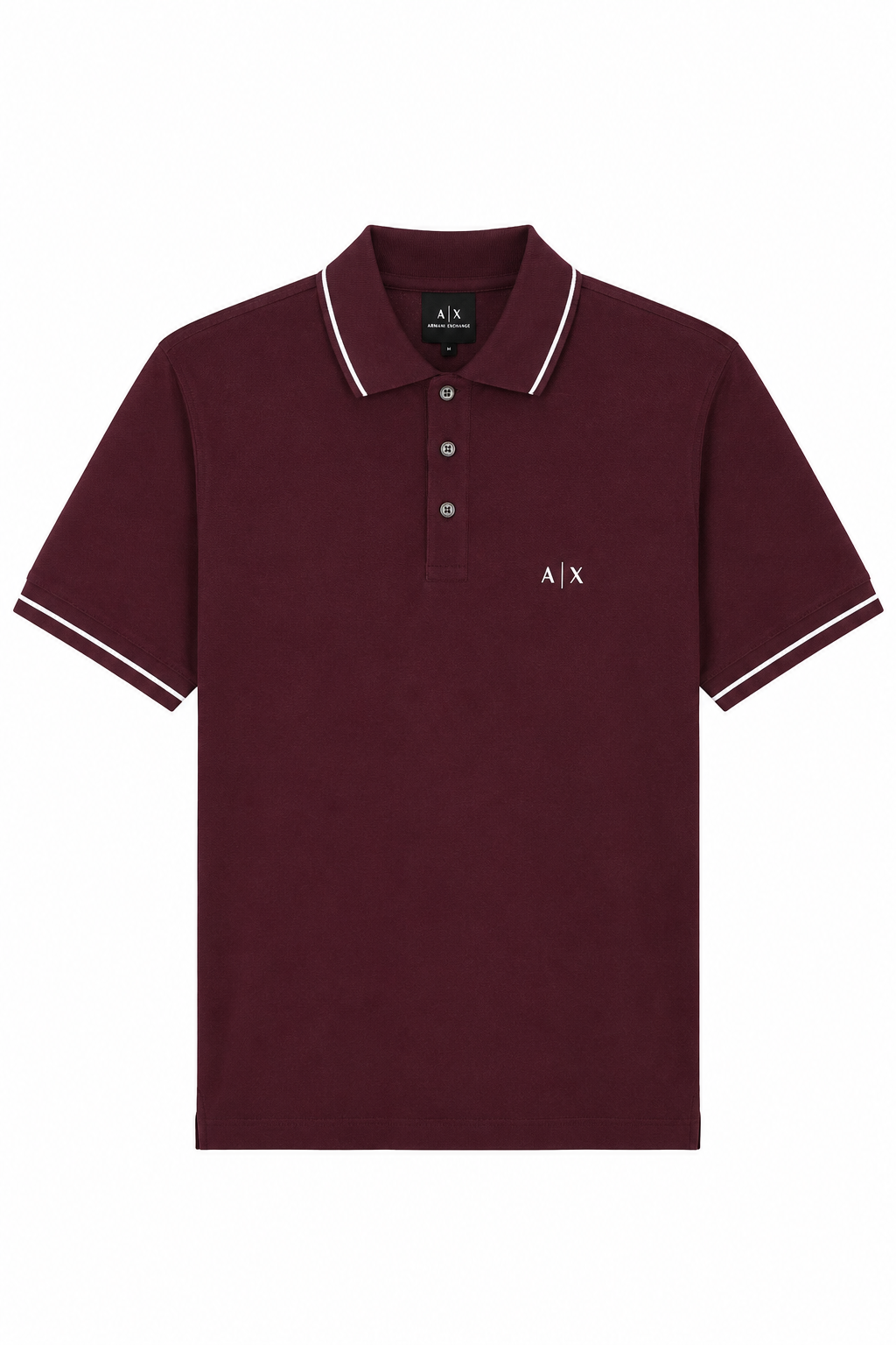 Polo Armani Exchange Basic Burgundy