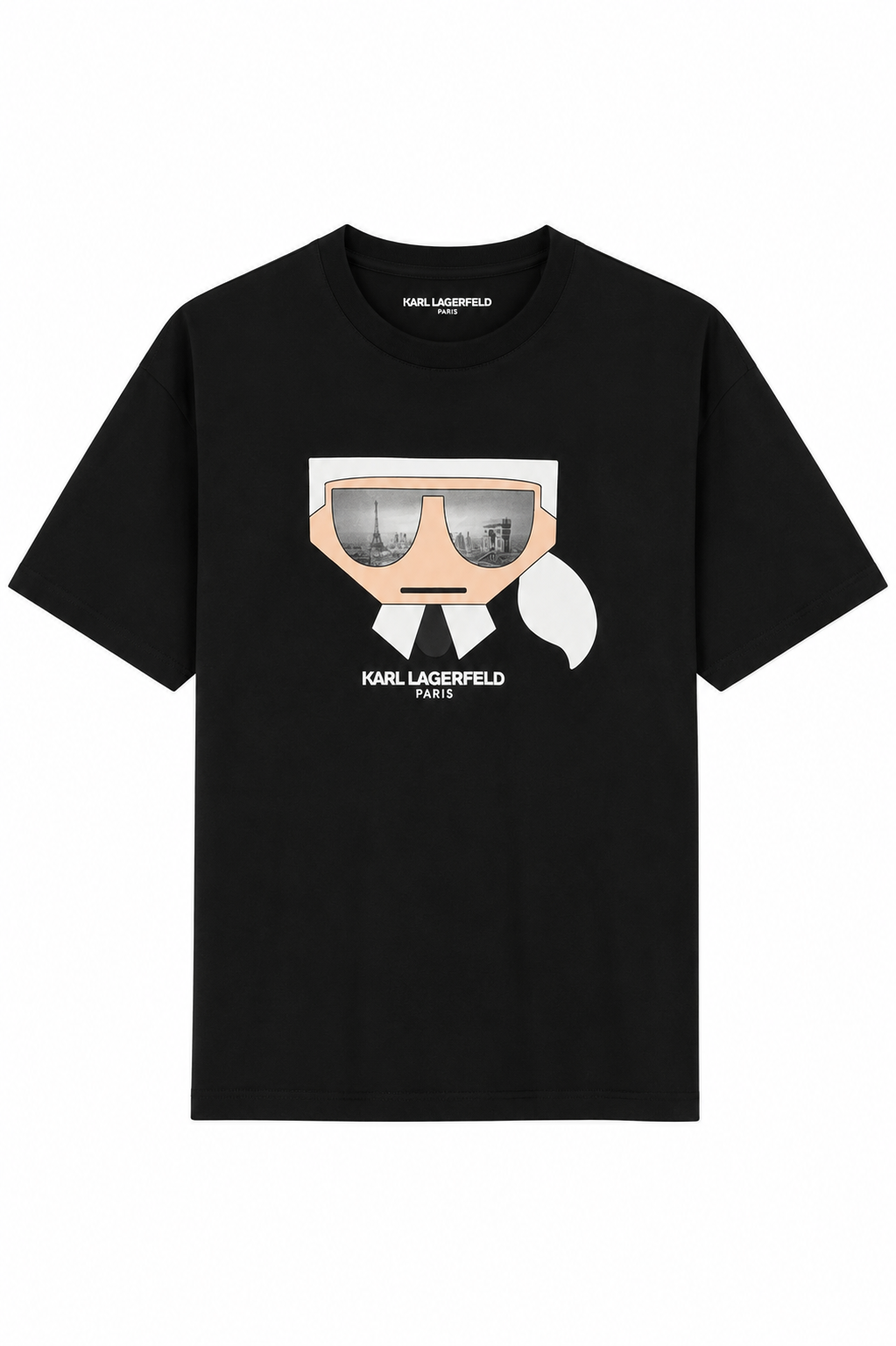 Playera Karl Lagerfeld Logo Black