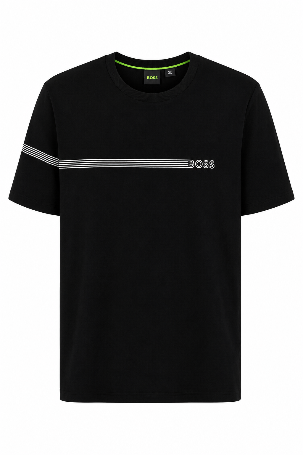Playera Boss con Rayas Black