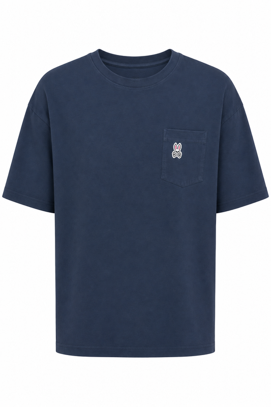 Playera Psycho Bunny Navy Basic