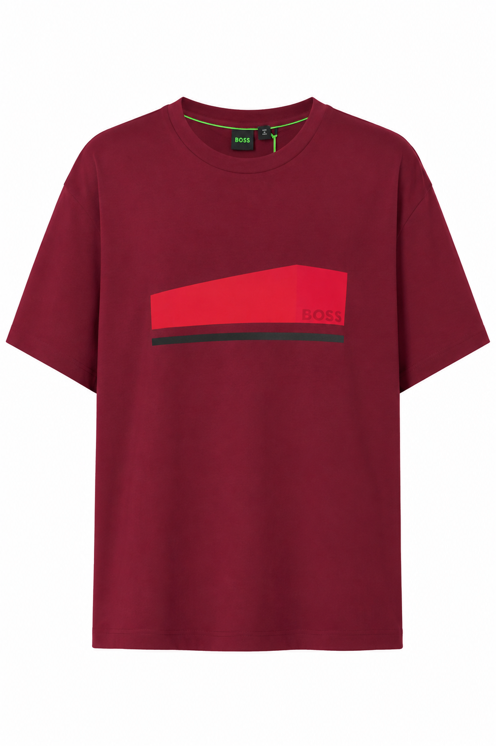 Playera Hugo Estampada Burgundy