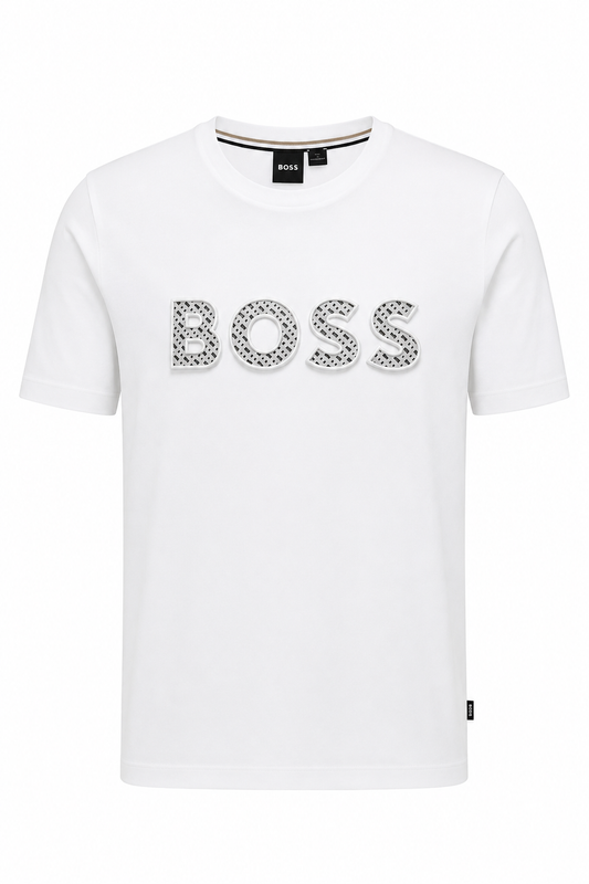 Playera Boss Bordada White