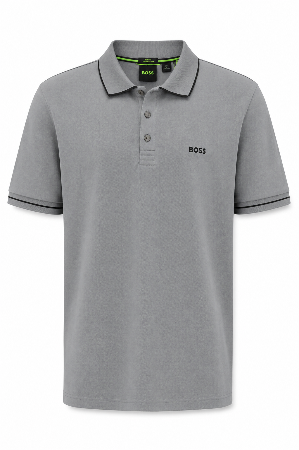 Polo Boss Silicone Logo Grey