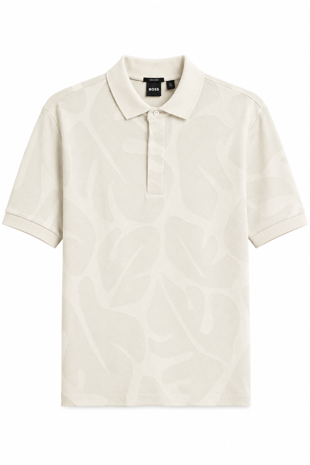 Polo Boss Estampado Tropical