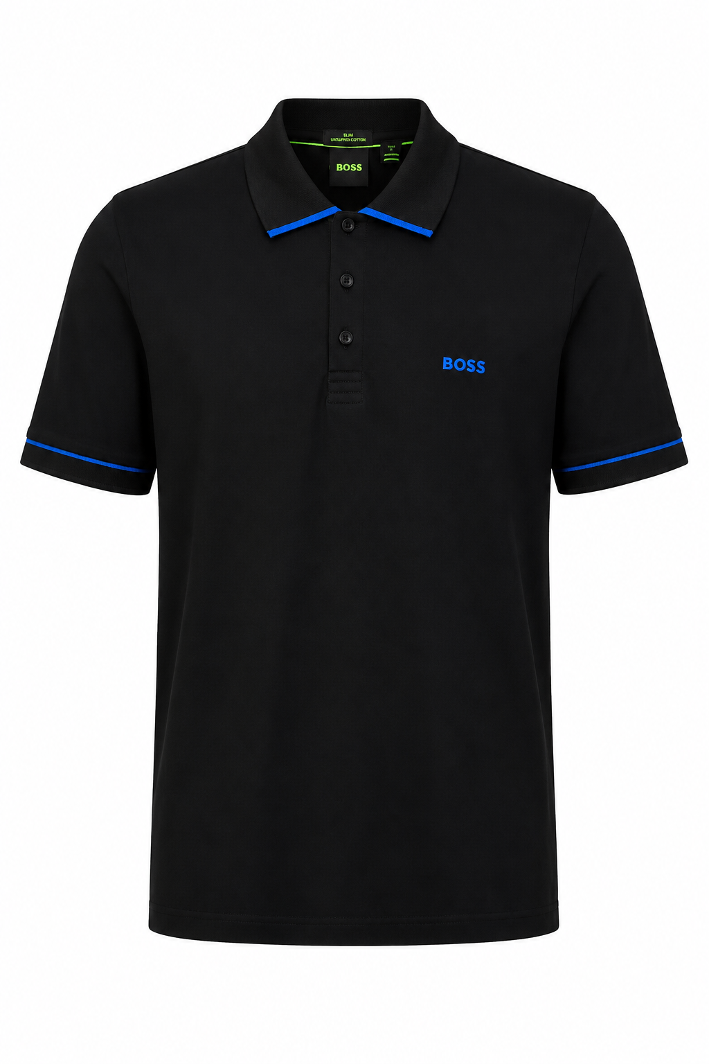 Polo Boss Botones Black