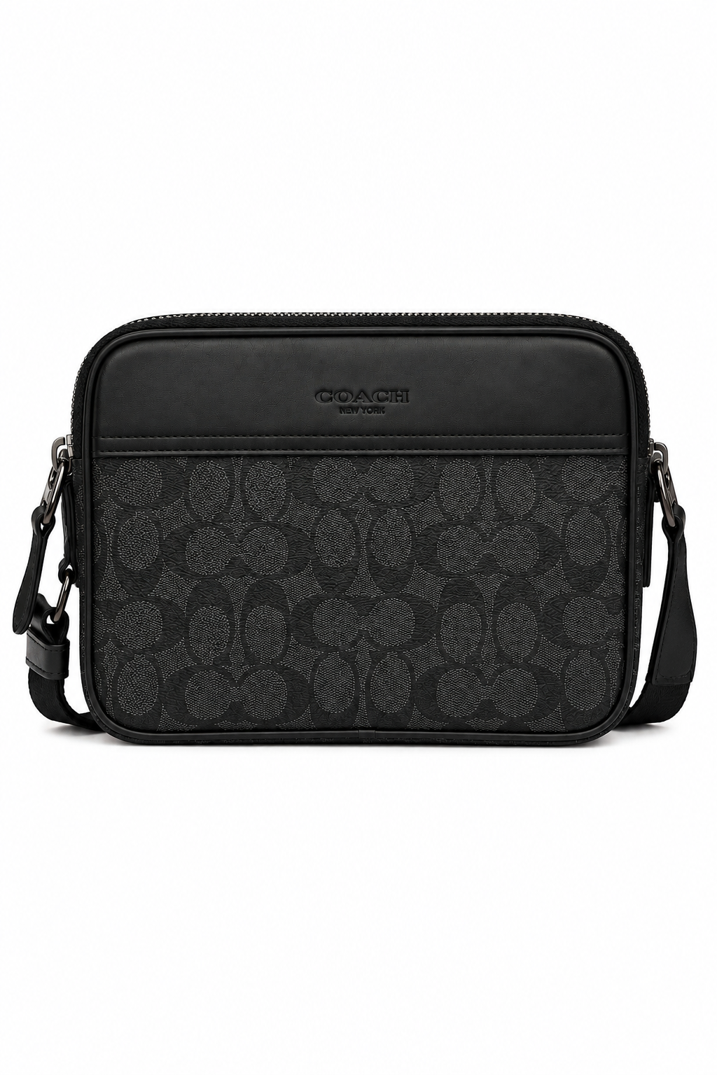 Crossbody Coach Black Monogram
