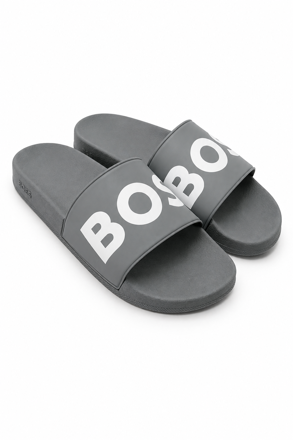 Sandalias Boss Slides Bay Grey