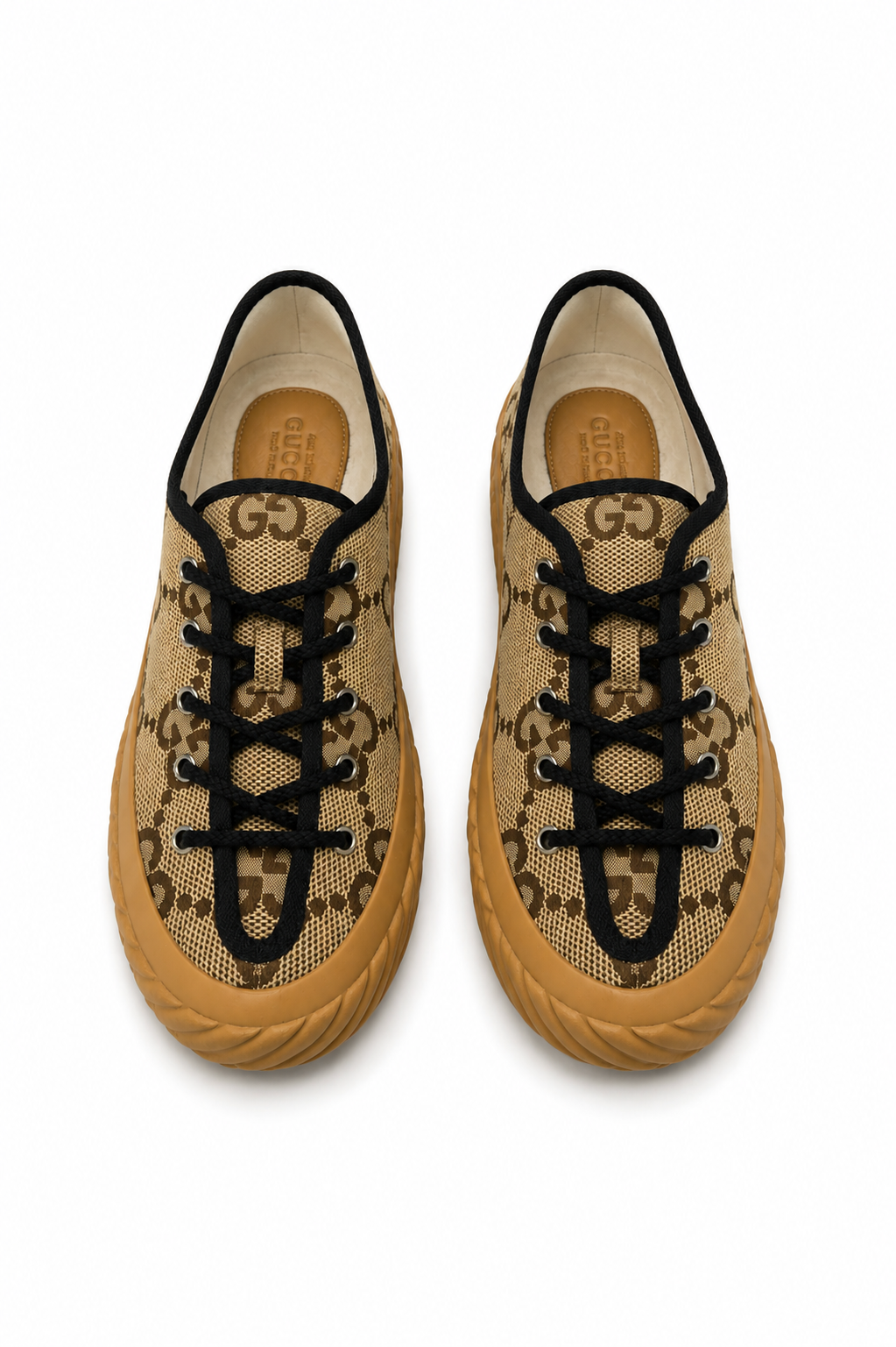 Tenis Gucci Maxi GG Low Shaft Beige