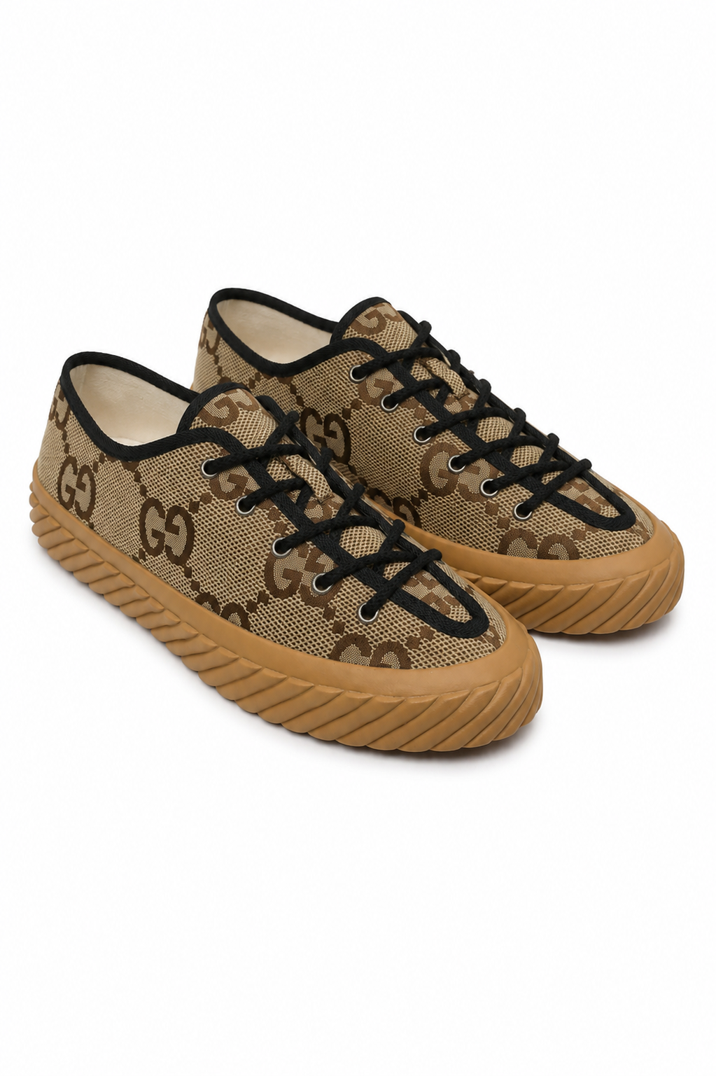 Tenis Gucci Maxi GG Low Shaft Beige
